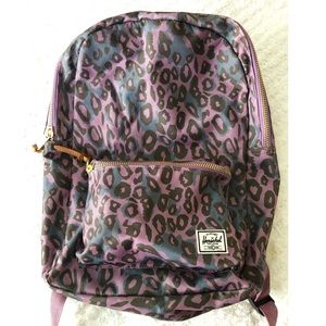 Herschel Supply Co leopard print backpack